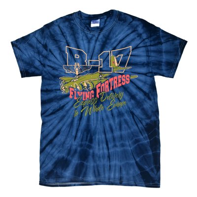 B 17 Flying Fortress Tie-Dye T-Shirt