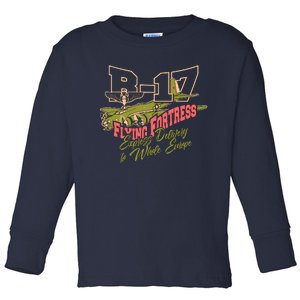 B 17 Flying Fortress Toddler Long Sleeve Shirt