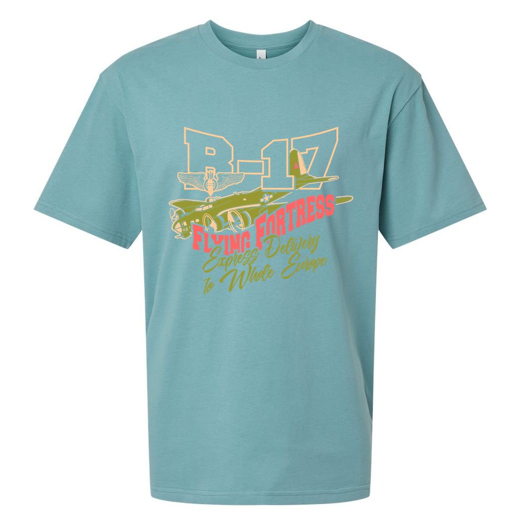 B 17 Flying Fortress Sueded Cloud Jersey T-Shirt