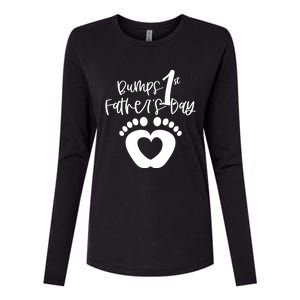 Bumps 1st Father's Day Womens Cotton Relaxed Long Sleeve T-Shirt