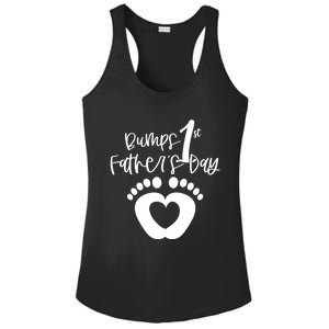 Bumps 1st Father's Day Ladies PosiCharge Competitor Racerback Tank