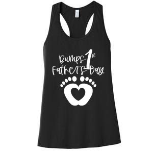 Bumps 1st Father's Day Women's Racerback Tank