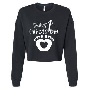 Bumps 1st Father's Day Cropped Pullover Crew