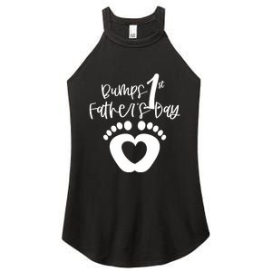 Bumps 1st Father's Day Women's Perfect Tri Rocker Tank