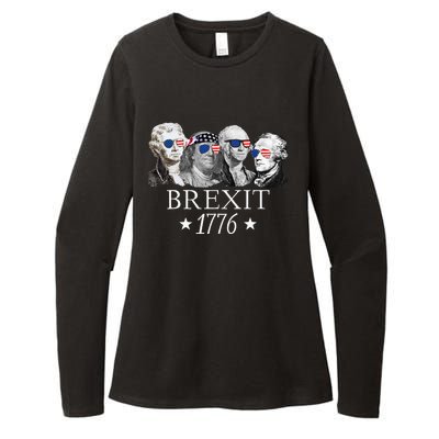 Brexit 1776 Founding Fathers American Independence USA Womens CVC Long Sleeve Shirt