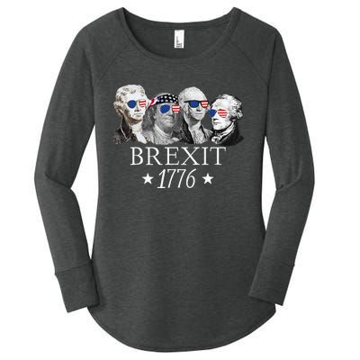 Brexit 1776 Founding Fathers American Independence USA Women's Perfect Tri Tunic Long Sleeve Shirt