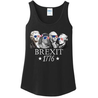 Brexit 1776 Founding Fathers American Independence USA Ladies Essential Tank