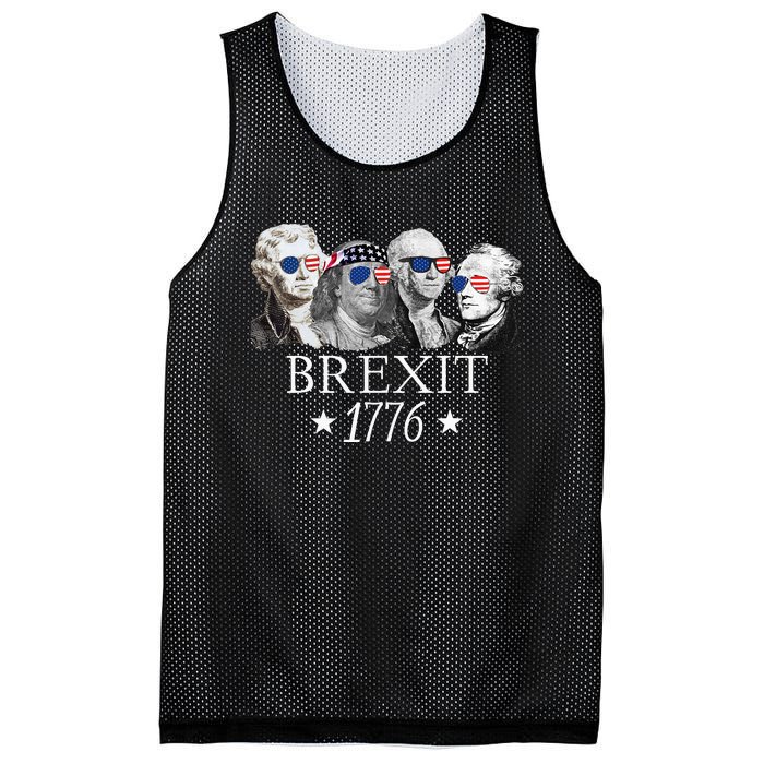 Brexit 1776 Founding Fathers American Independence USA Mesh Reversible Basketball Jersey Tank