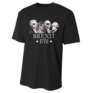 Brexit 1776 Founding Fathers American Independence USA Performance Sprint T-Shirt