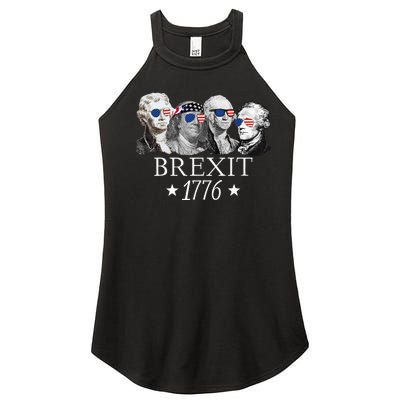 Brexit 1776 Founding Fathers American Independence USA Women's Perfect Tri Rocker Tank