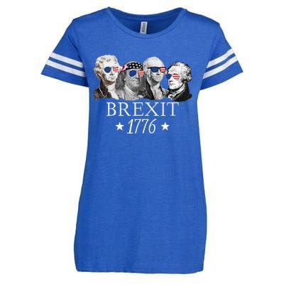 Brexit 1776 Founding Fathers American Independence USA Enza Ladies Jersey Football T-Shirt