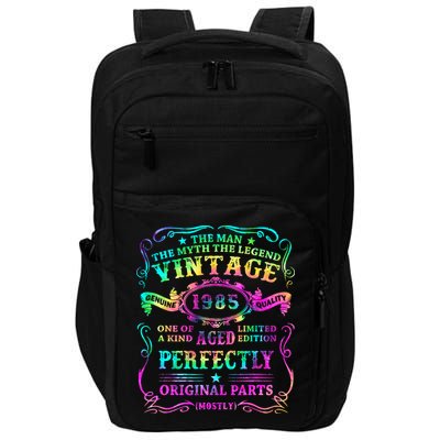 Birthday 1985 Gift Vintage 37 Birthday Impact Tech Backpack