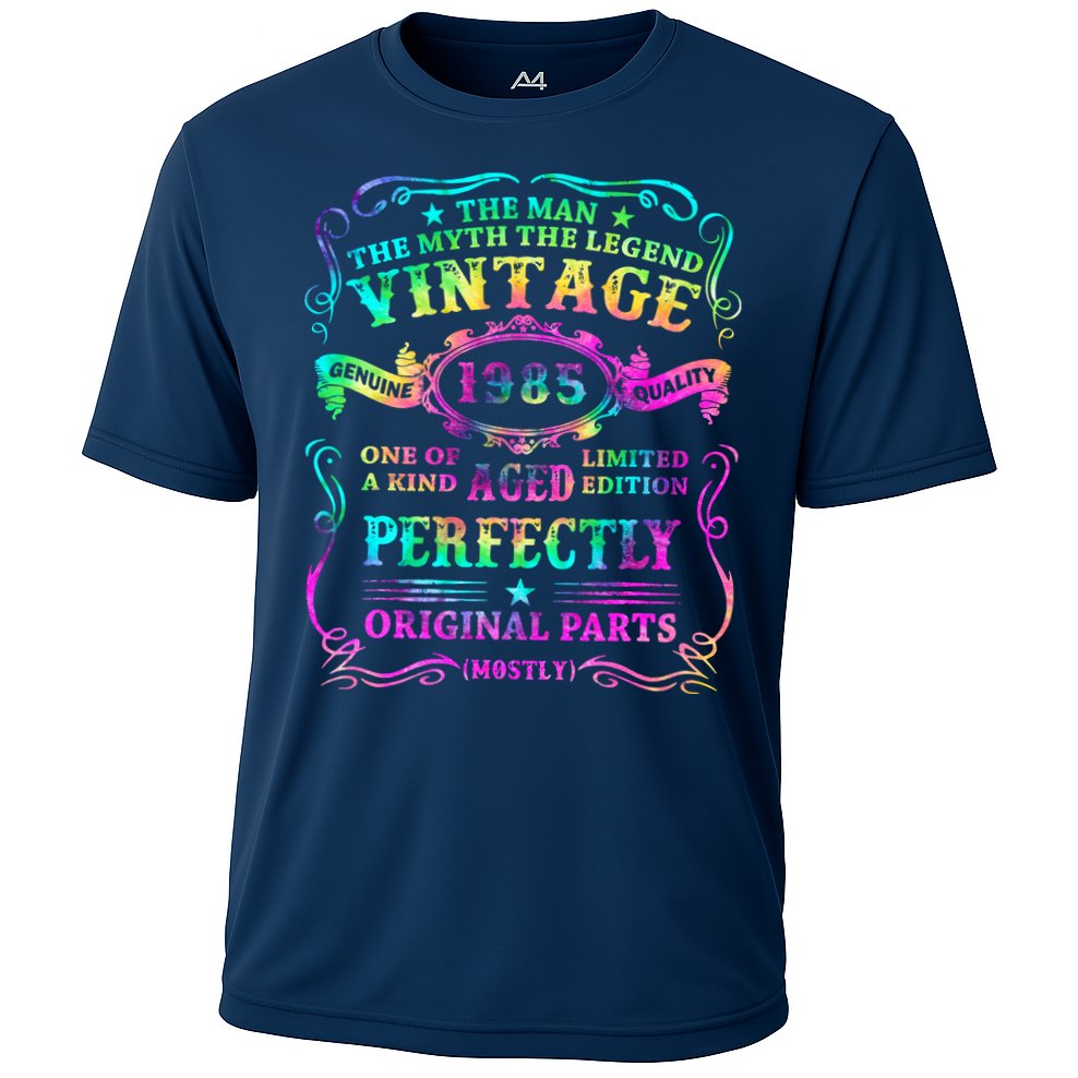 Birthday 1985 Gift Vintage 37 Birthday Cooling Performance Crew T-Shirt