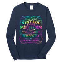 Birthday 1985 Gift Vintage 37 Birthday Long Sleeve Shirt