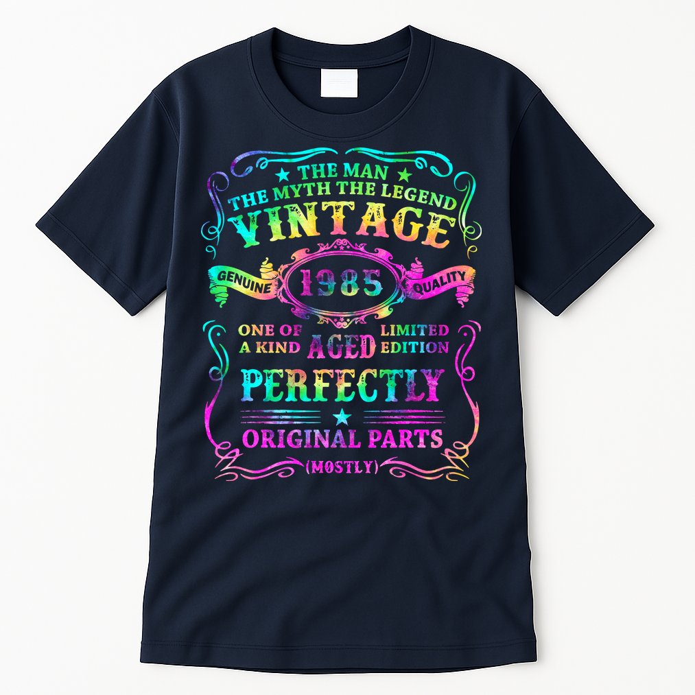 Birthday 1985 Gift Vintage 37 Birthday Tall T-Shirt