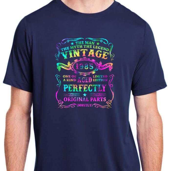 Birthday 1985 Gift Vintage 37 Birthday Adult ChromaSoft Performance T-Shirt