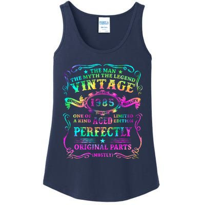 Birthday 1985 Gift Vintage 37 Birthday Ladies Essential Tank