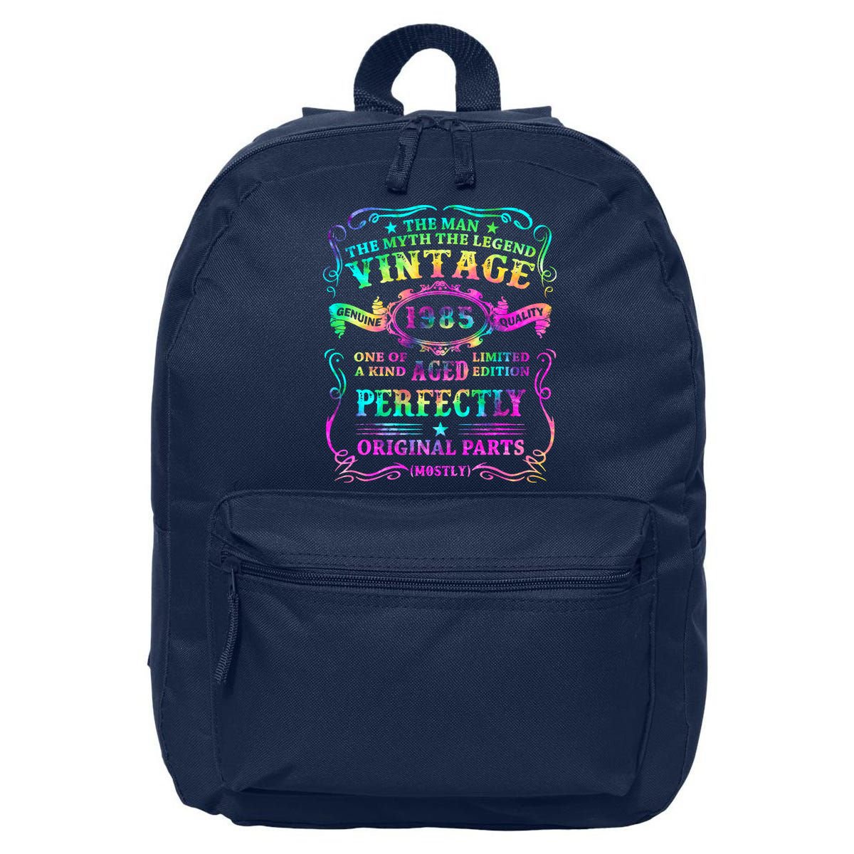 Birthday 1985 Gift Vintage 37 Birthday 16 in Basic Backpack