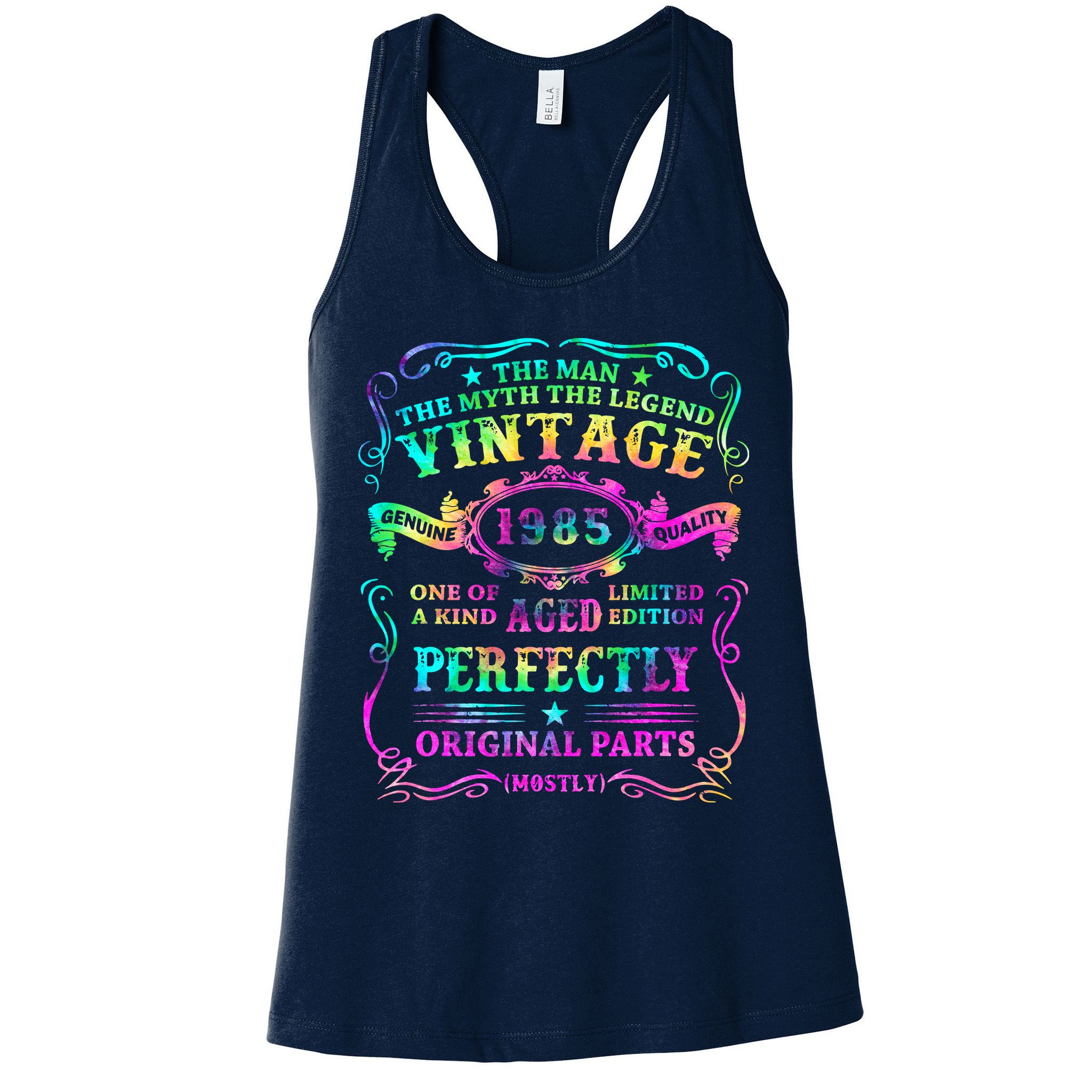 Birthday 1985 Gift Vintage 37 Birthday Womens Tank Top