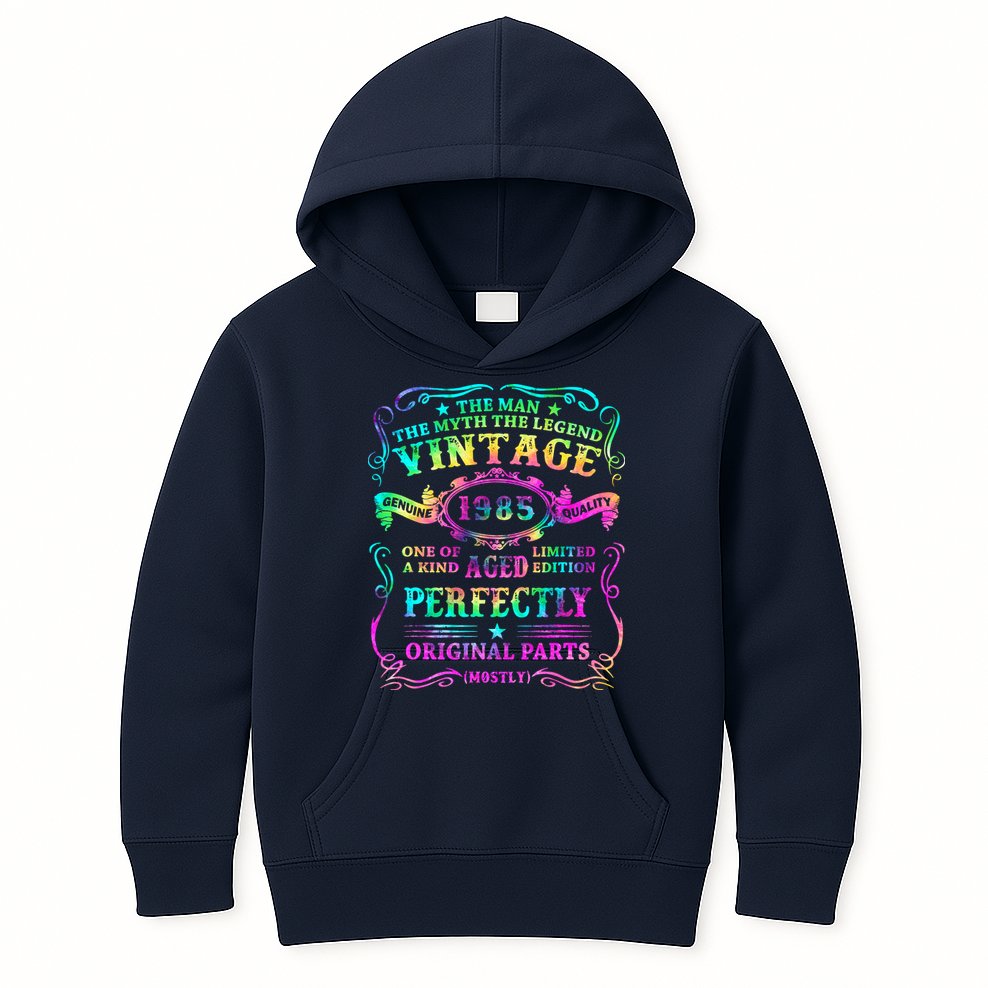 Birthday 1985 Gift Vintage 37 Birthday Kids Hoodie