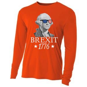 Brexit 1776 George Washington Revolution Usa Independence Gift Cooling Performance Long Sleeve Crew