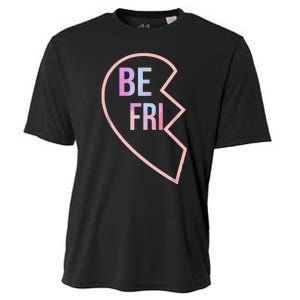 Bff 1 Heart In 2 Best Friends Matching 1st Part Cooling Performance Crew T-Shirt