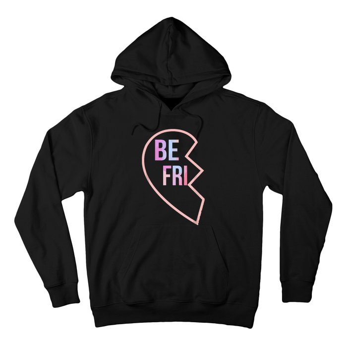 Bff 1 Heart In 2 Best Friends Matching 1st Part Hoodie