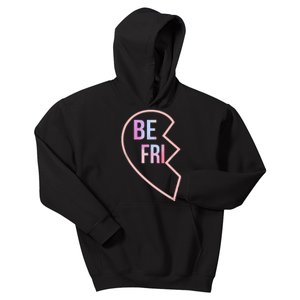 Bff 1 Heart In 2 Best Friends Matching 1st Part Kids Hoodie