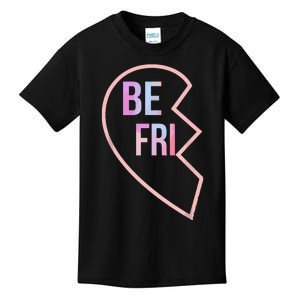 Bff 1 Heart In 2 Best Friends Matching 1st Part Kids T-Shirt