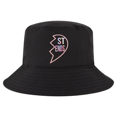 Bff 1 Heart In 2 Best Friends Matching 2nd Part Cool Comfort Performance Bucket Hat