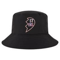 Bff 1 Heart In 2 Best Friends Matching 2nd Part Cool Comfort Performance Bucket Hat