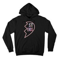 Bff 1 Heart In 2 Best Friends Matching 2nd Part Hoodie