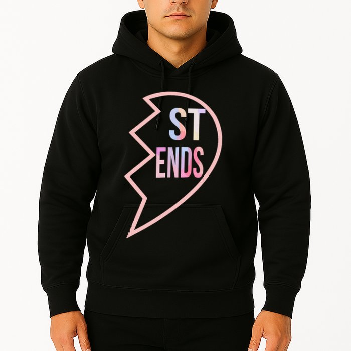 Bff 1 Heart In 2 Best Friends Matching 2nd Part Hoodie