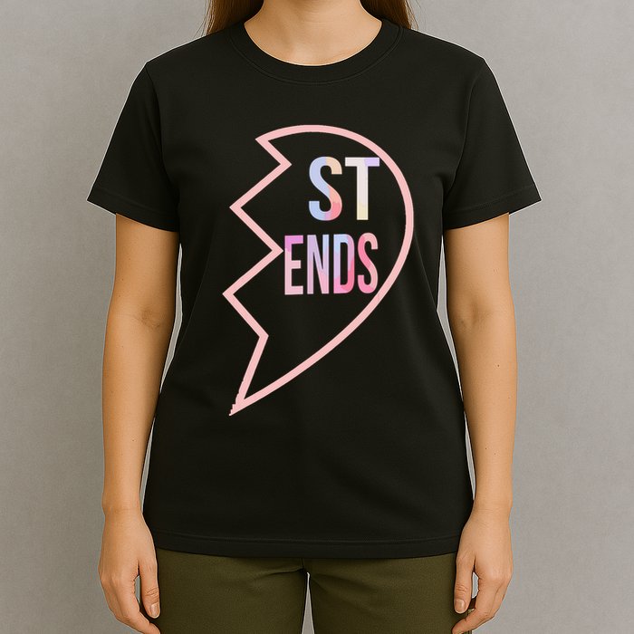 Bff 1 Heart In 2 Best Friends Matching 2nd Part T-Shirt