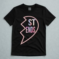 Bff 1 Heart In 2 Best Friends Matching 2nd Part T-Shirt