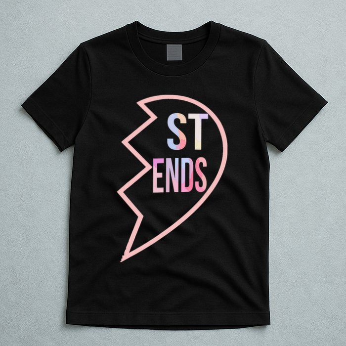 Bff 1 Heart In 2 Best Friends Matching 2nd Part T-Shirt
