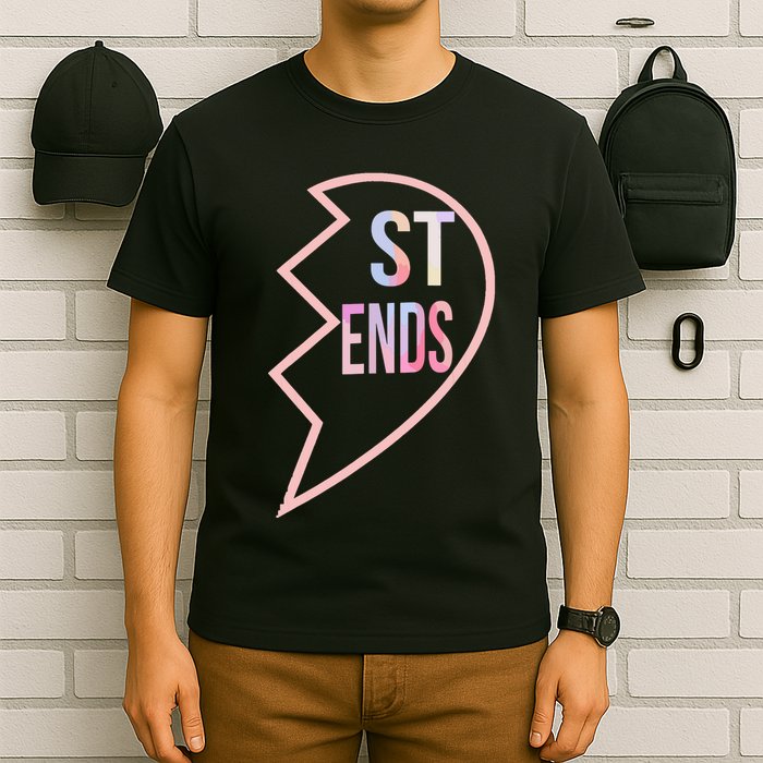 Bff 1 Heart In 2 Best Friends Matching 2nd Part T-Shirt