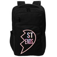 Bff 1 Heart In 2 Best Friends Matching 2nd Part Impact Tech Backpack
