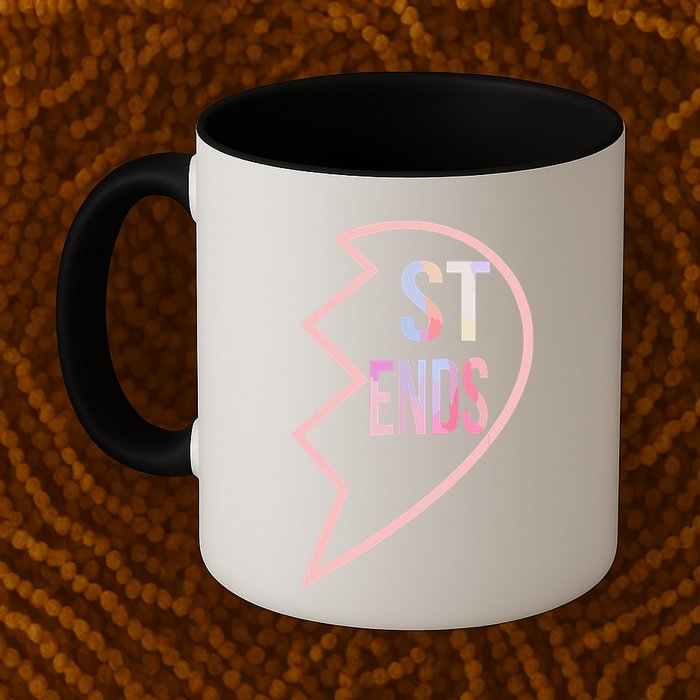 Bff 1 Heart In 2 Best Friends Matching 2nd Part Mug