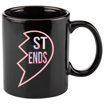 Bff 1 Heart In 2 Best Friends Matching 2nd Part 11oz C Handle Ceramic Mug