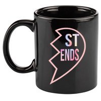 Bff 1 Heart In 2 Best Friends Matching 2nd Part 11oz C Handle Ceramic Mug