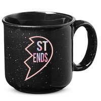 Bff 1 Heart In 2 Best Friends Matching 2nd Part 15oz Campfire Ceramic Mug