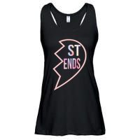 Bff 1 Heart In 2 Best Friends Matching 2nd Part Ladies Essential Flowy Tank