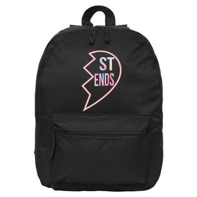 Bff 1 Heart In 2 Best Friends Matching 2nd Part 16 in Basic Backpack