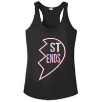 Bff 1 Heart In 2 Best Friends Matching 2nd Part Ladies PosiCharge Competitor Racerback Tank