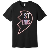 Bff 1 Heart In 2 Best Friends Matching 2nd Part Premium T-Shirt