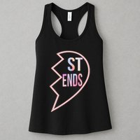 Bff 1 Heart In 2 Best Friends Matching 2nd Part Womens Tank Top