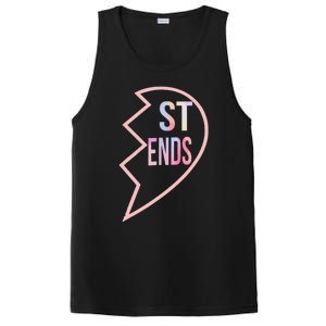 Bff 1 Heart In 2 Best Friends Matching 2nd Part PosiCharge Competitor Tank