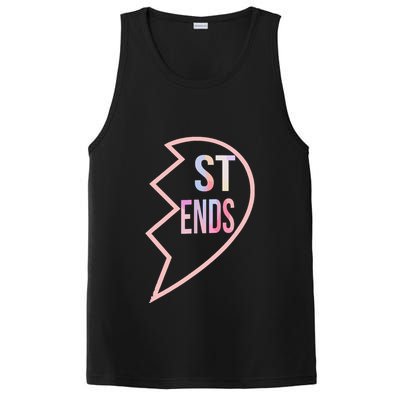 Bff 1 Heart In 2 Best Friends Matching 2nd Part PosiCharge Competitor Tank