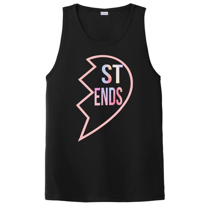 Bff 1 Heart In 2 Best Friends Matching 2nd Part PosiCharge Competitor Tank